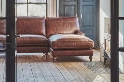 Green Linen 4 Seater Corner Sofa - Modern Style Custom Sofa - Whinfell Range - thumbnail 7