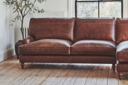 Green Linen 4 Seater Corner Sofa - Modern Style Custom Sofa - Whinfell Range - thumbnail 6