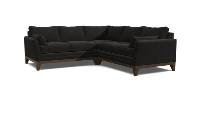Exmouth 2 Seater Corner Sofa Bed black - image 1