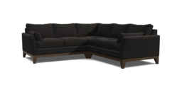 Exmouth 2 Seater Corner Sofa Bed black - thumbnail 1
