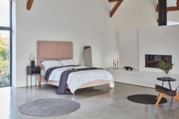 Black Velvet Single Bed Frame - Traditional Low End With Large Headboard In Easy Clean Velvet - Yarnmouth Range - thumbnail 2