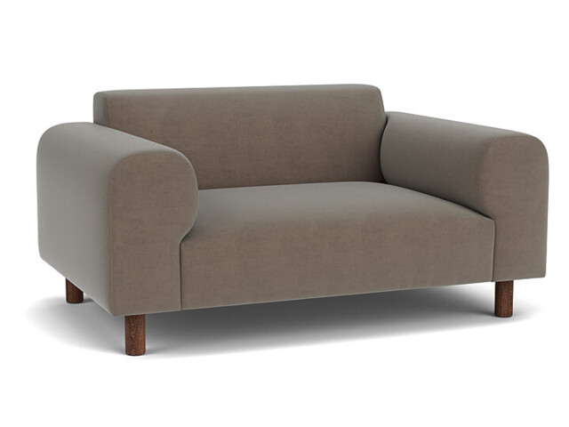 Hambledon Loveseat Sofa brown - image 1