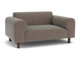 Hambledon Loveseat Sofa brown