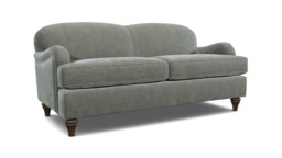 Grey Fabric 3.5 Seater Sofa - Traditional Style Custom Sofa In Easy Clean Fabric - Lincoln Range - thumbnail 1