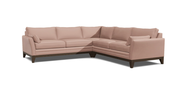 Exmouth 3.5 Corner Seater Sofa Bed pink - image 1