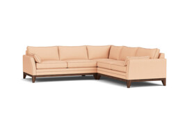 Exmouth 3.5 Corner Seater Sofa Bed  pink
