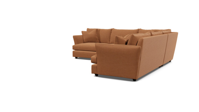 Hampstead Even Sided Corner Sofa orange - image 1