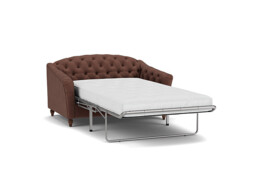 Purple Velvet 2 Seater Sofabed - Traditional Fold Out Custom Sofa Bed In Easy Clean Velvet - Payton Range