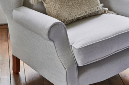 Teal Velvet Wingback Armchair - Traditional Accent Custom Arm Chair In Stain Resistant Velvet - Otley Range - thumbnail 5