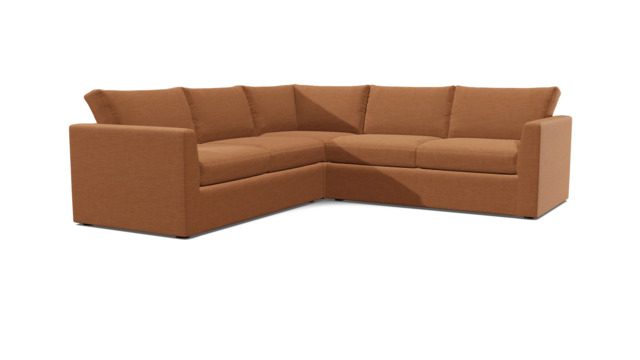 Portland 8 Seater Corner Sofa orange - image 1