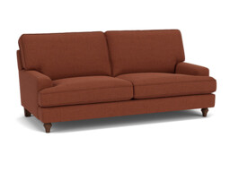 Red Velvet 4 Seater Sofa - Modern Style Custom Sofa In Easy Clean Velvet - Whinfell Range