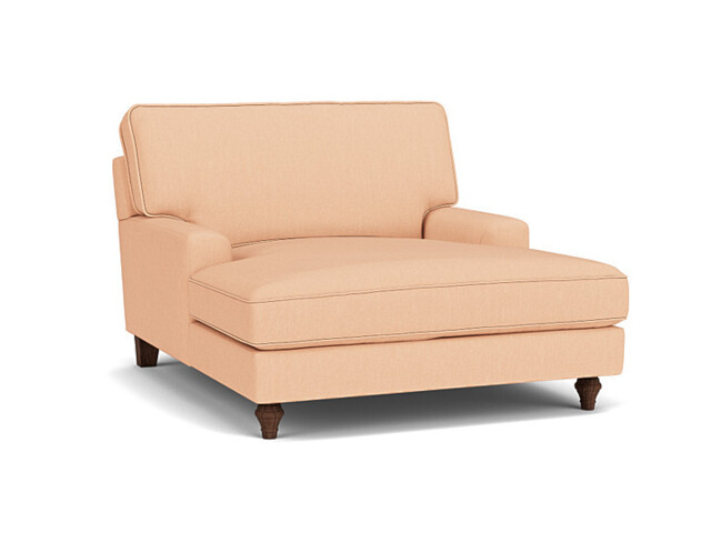 Darlings of Chelsea Whinfell Stylish Pink Loveseat Chaise Day Bed - image 1