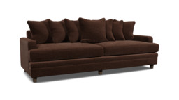 Streatham Scatter Back 4 Seater Sofa Bed brown - thumbnail 1