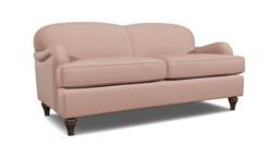 Pink Velvet 3.5 Seater Sofa - Traditional Style Custom Sofa In Stain Resistant Velvet - Lincoln Range