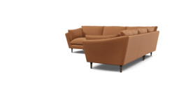 Fitzrovia Even Sided Corner Sofa orange - thumbnail 1