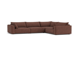 Wimbledon Large Corner Sofa purple