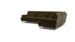 Knightsbridge Large Corner Sofa green - thumbnail 1