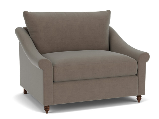 Hayling Loveseat Sofa brown - image 1