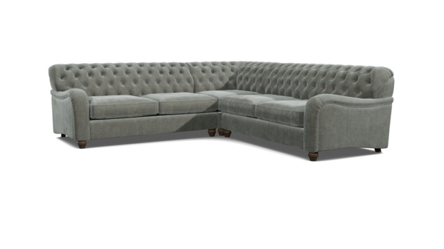 Bakewell 3 Seater Corner Sofa Bed grey - image 1