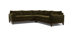 Exmouth 3.5 Corner Seater Sofa Bed  green