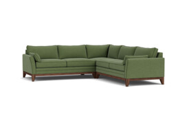 Exmouth 3.5 Corner Seater Sofa Bed  green - thumbnail 1