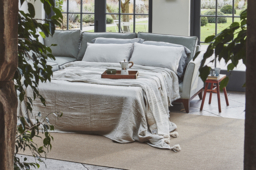 Green 2 Seater Corner Sofa - Modern Style Fabric Luxury Premium Corner Sofa - Exmouth Range - thumbnail 6