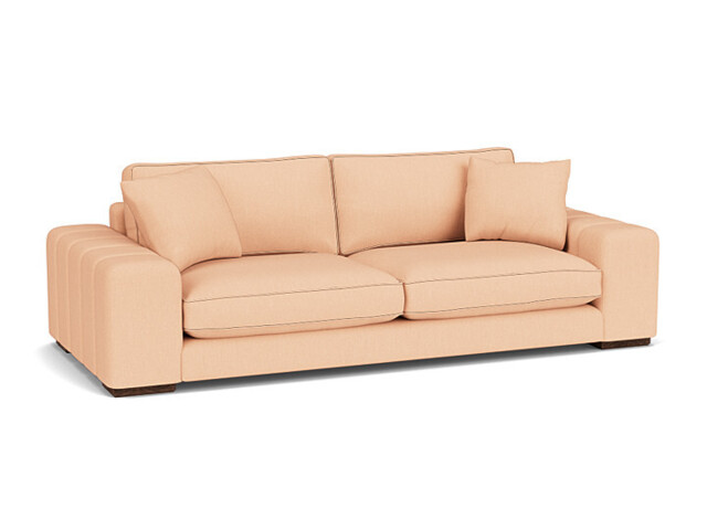Pink Velvet 2 Seater Sofa - Modern Style Custom Sofa In Stain Resistant Velvet - Epping Range - image 1