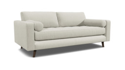 Neutral Fabric 2.5 Seater Sofa - Modern Style Custom Sofa In Easy Clean Fabric - Shoreditch Range
