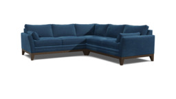 Exmouth 3 Seater Corner Sofa Bed blue - thumbnail 1