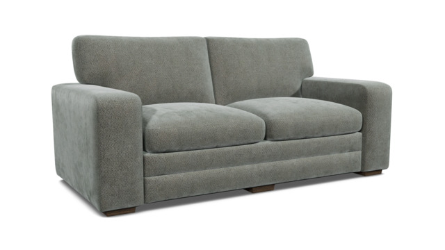 Grey Fabric 3 Seater Sofa - Modern Style Custom Sofa In Easy Clean Fabric - Sloane Range - image 1