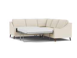 Weymouth 2 Seater Corner Sofa Bed white