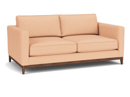 Pink Velvet 3 Seater Sofa - Modern Style Custom Sofa In Stain Resistant Velvet - Darwin Range