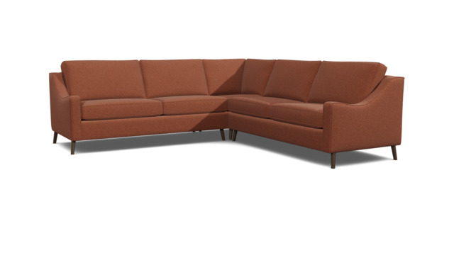 Weymouth 3.5 Seater Corner Sofa Bed red - image 1
