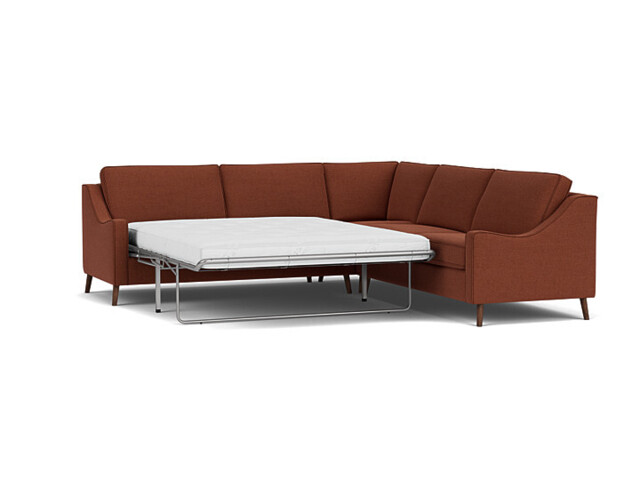 Weymouth 3.5 Seater Corner Sofa Bed red - image 1
