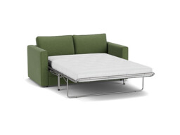 Green Linen 3 Seater Sofabed - Modern Fold Out Custom Sofa Bed - Bromley Range