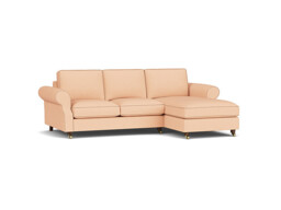 Kendal 3 seater Chaise Sofa Bed  pink