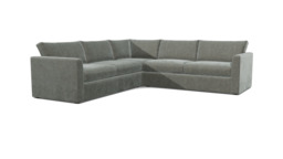 Portland 9 Seater Corner Sofa grey - thumbnail 1