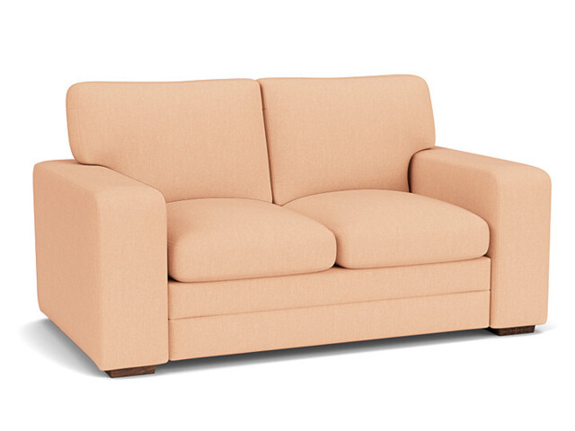 Pink Velvet 2 Seater Sofa - Modern Style Custom Sofa In Stain Resistant Velvet - Sloane Range - image 1