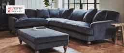Grey Fabric 4 Seater Right Corner Sofa - Traditional Style Custom Sofa In Easy Clean Fabric - Galloway Range - thumbnail 8