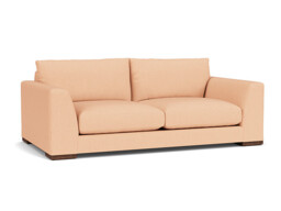 Pink Velvet 2 Seater Sofa - Modern Style Custom Sofa In Stain Resistant Velvet - Kingston Range - thumbnail 1