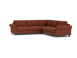 Kendal 3.5 Seater Corner Sofa Bed red