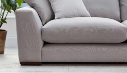 Red Velvet U Shaped Sofa - Modren U Shape Corner Custom Sofa In Easy Clean Velvet - Kingston Range - thumbnail 3