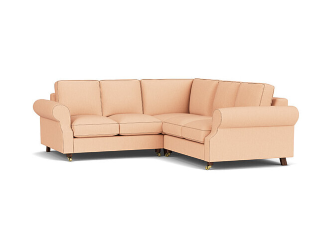 Kendal 2 Seater Corner Sofa Bed pink - image 1