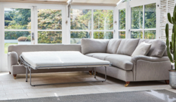 Helston 3.5 x 3.5 Seater Corner Sofa Bed leather - thumbnail 4