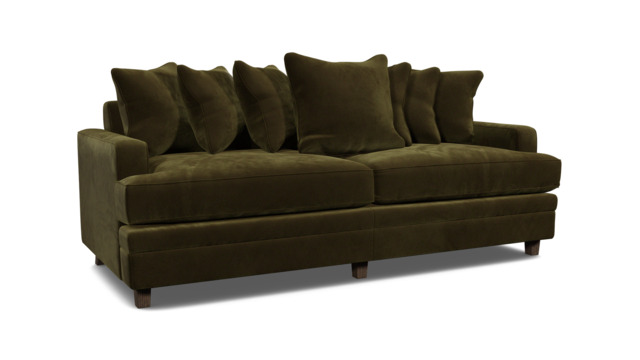 Streatham Scatter Back 3.5 Seater Sofa Bed green - image 1