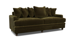 Streatham Scatter Back 3.5 Seater Sofa Bed green - thumbnail 1