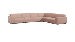 Dalston Extra Large Corner Sofa pink - thumbnail 1