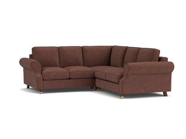 Kendal 2 Seater Corner Sofa Bed purple - image 1