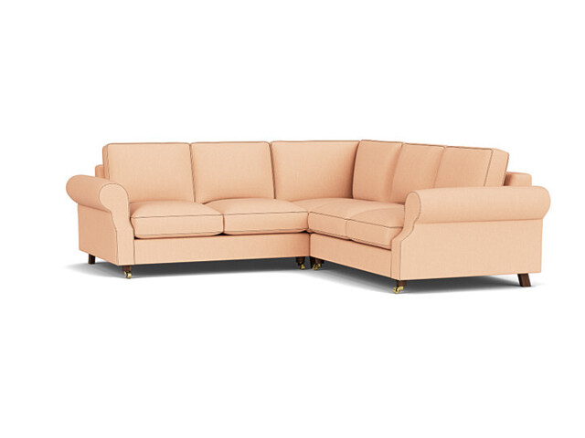 Kendal 3 Seater Corner Sofa Bed pink - image 1