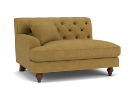 Charnwood Loveseat Unit 1 Arm  yellow